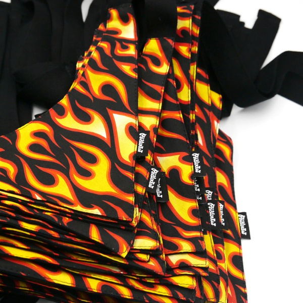 Dog on Fire Psiakrew Bandana, gebundenes Taschentuch, Baumwollschal
