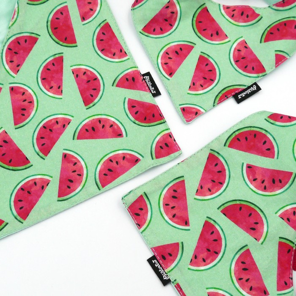 Dog Bandana Watermelon handkerchief style to tie around your pet’s neck