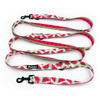 Dog Leash Watermelon width 2.5 cm, 1" wide, snap hook black 6cm