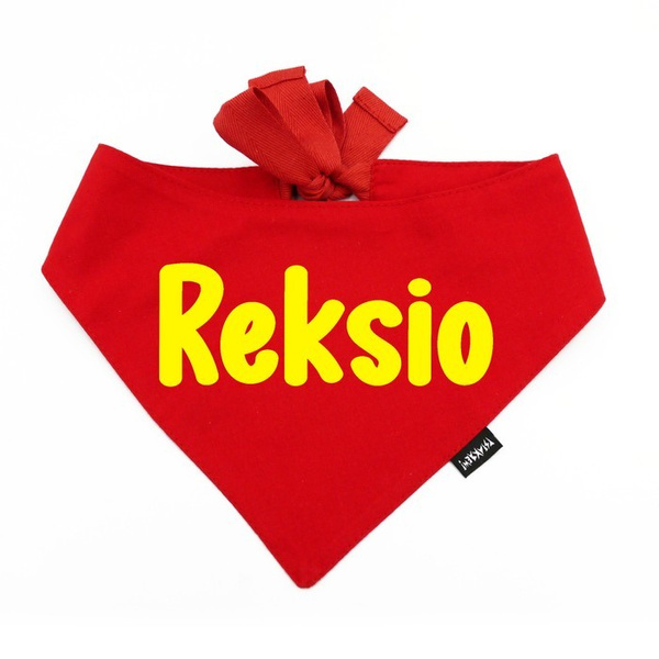 Psiakrew Bandana mit dem Namen des Hundes
