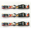Dog Collar Psiakrew Winter Folk 2.5 cm, 1"  wide, black extras