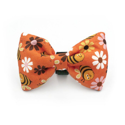 Dog Bow Tie Busy Bees Psiakrew, Pet Bow Tie, Bowtie, Collar Attachment