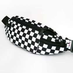 Fanny Pack Hip Bag Checker, Bum Bag Psiakrew, checker print
