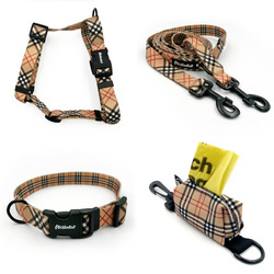 ACCESSORY KIT. Big dog. Dogberry Psiakrew Series; Collar, Harness, Leash, Pouch