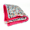 Premium Mat Plaid Blanket for the dog, Hot Sweetness Psiakrew Design