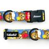 Verstellbares Halsband Teddy Bear Psiakrew, 2,5 cm breit, schwarze Beschläge