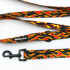 Hundeleine Dog On Fire Psiakrew, Breite 2,5 cm, Karabiner 6 cm schwarz