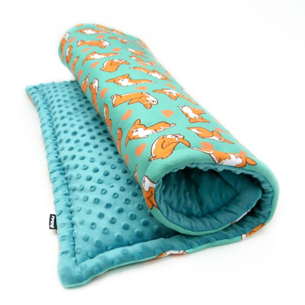 Dog Blanket Welsh Corgi Psiakrew, Mat, Minky fleece plaid