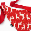 Premium Dog Bandana Rudolphs handkerchief style to tie around your pet’s neck