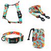 ACCESSORY KIT. Big dog. Blue Lagoon Psiakrew Series; Collar, Harness, Leash, Sachet for dog treats