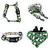 ACCESSORY KIT. Medium dog. Psiakrew Bamboo Panda Series; Collar, Harness, Leash, Bandana
