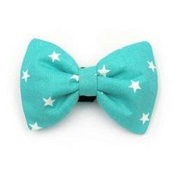 Blue and white stars Dog Bow Tie Gaja, Pet Bow Tie, Bowtie, Collar Attachment