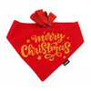 Bandana for Dog Merry Christmas Psiakrew, red bandana scarf