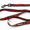 Dog Leash Red Hot Chili width 2 cm 0.78 ", black extras
