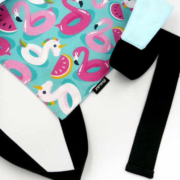 Dog Bandana Azure Pool handkerchief style to tie around your pet’s neck