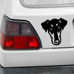 Doberman Psiakrew dog car sticker for light car bodies