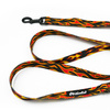 Walking leash for Dog Dog on Fire Psiakrew width 2 cm, black snap hook 6 cm