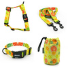ACCESSORY KIT. Medium dog. Lemonade Psiakrew Series; Collar, Harness, Leash, Sachet for dog treats