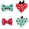 Set of Christmas Accessories Gift for a Dog, bow tie, bandana, Snowmen and Rudolphs Psiakrew