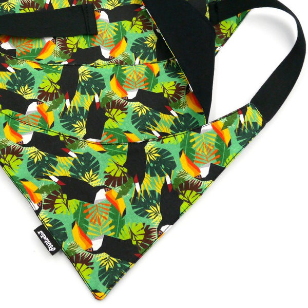 Premium Dog Bandana Toucan handkerchief style to tie around your pet’s neck