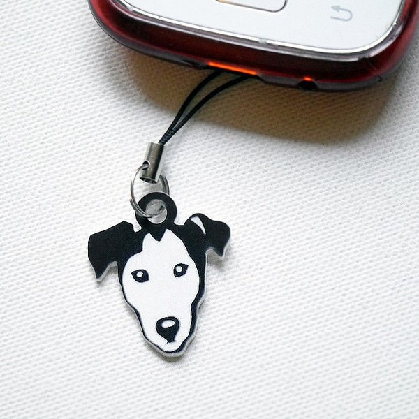 Jack Russell Terrier dog pendant, phone tag, charms