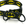 Batdog- Half-Clamp-Halsband, 4 cm breit, für größere Hunde, schwarze Beschläge