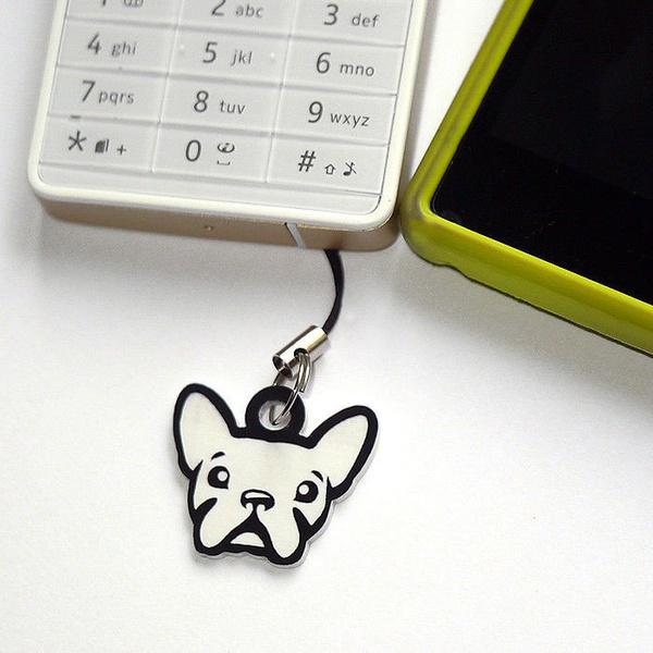 French Bulldog Hello dog pendant, tag, charms