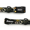 Dog Collar Psiakrew Zodiac 2.5 cm wide, black extras