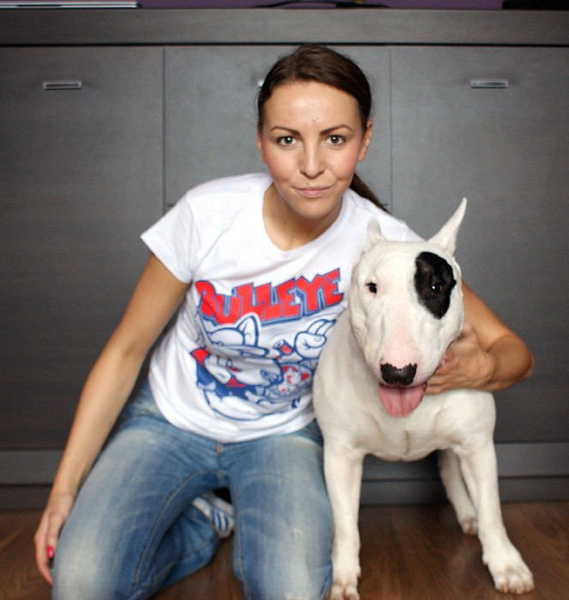 Dog T-shirt Bulleye Bull Terrier Psiakrew
