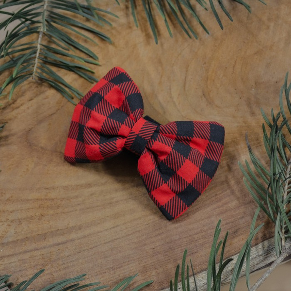 Muszka dla Psa Kota Pupila ozdoba przypinana do obroży- Lumberjack, Psiakrew