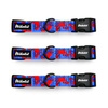 Dog Collar Psiakrew Sea Look 2.5 cm wide, black extras