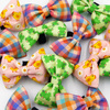 Bow tie, colored checkered pattern for a dog, bow, bow tie, Psiakrew collar decoration