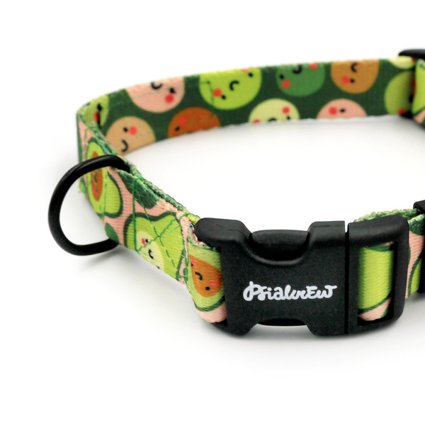 Obroża dla Psa Regulowana Guacamole Time Psiakrew, 2 cm, dla mniejszych psów i szczeniaków