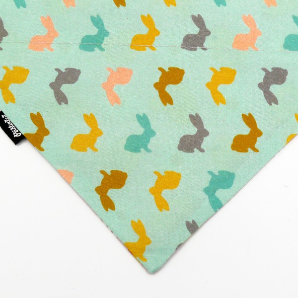 Double-sided bandana for Dog KOKO, spring scarf with a tunnel for the collar Psiakrew