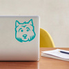 Westie Psiakrew dog car sticker for light car bodies