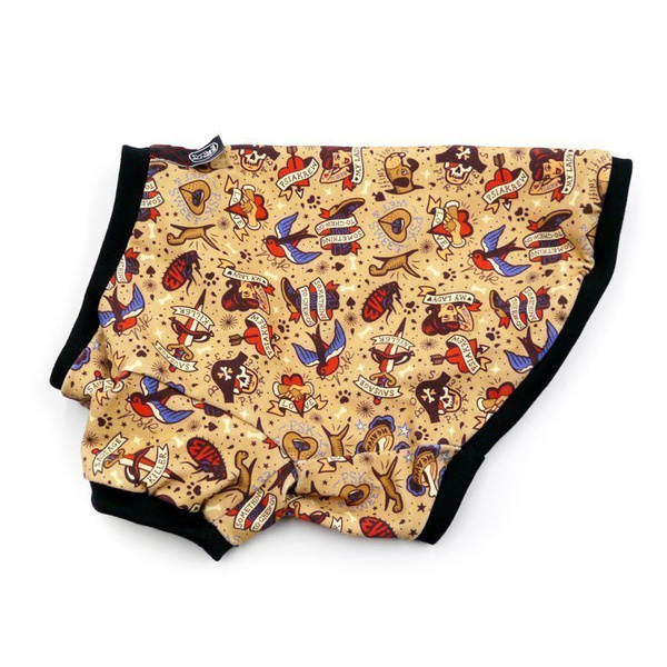 Koszulka T-shirt dla Psa Dog Tattoo, psie tatuaże Psiakrew