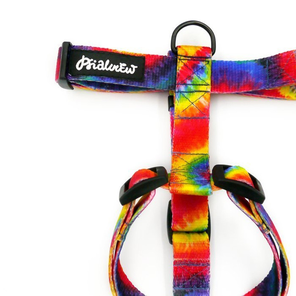 Małe Szelki Tie Dye dla Psa, Typ Guard, dla mniejszych psów i szczeniaków, taśma 2 cm