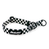 Half-choke collar Checker, 2 cm wide, for small dogs, black extras