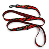 City Walking Leine für Dog Red Hot Chili, Breite 2,5 cm, großer, starker schwarzer Karabiner