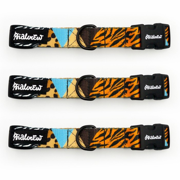Dog Collar Psiakrew Wild Animals 2.5 cm, 1" wide, black extras