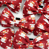 Christmas Dog Bow Tie- Santas, Pet Bow Tie, Bowtie, Collar Attachment