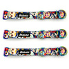Half-choke collar Día de los Muertos, 2.5 cm wide, medium and big dogs, holo extras