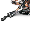 Dog Leash Deer Calls Psiakrew width 2.5 cm, 1"  wide, black snap hook 6 cm