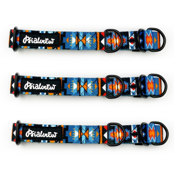 Half-choke collar Sorry Winnetou, 2 cm wide, for small dogs, black extras