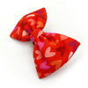Red bow tie with hearts for the Dog for Valentine's Day, Psiakrew