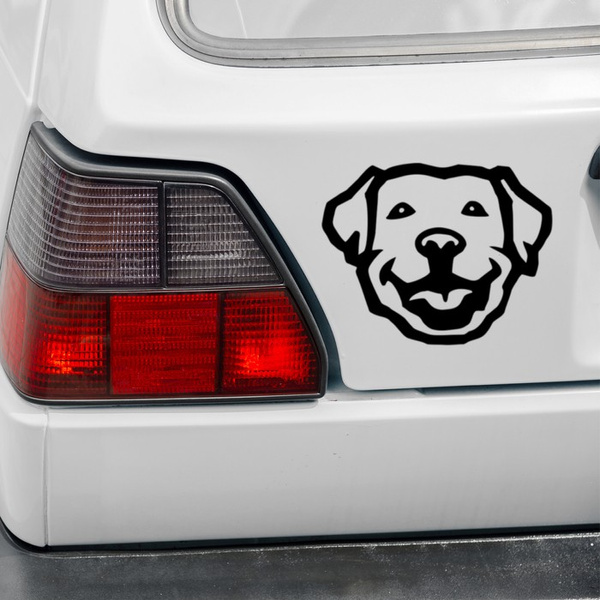 Labrador Psiakrew dog car sticker for light car bodies