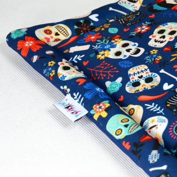 Waterproof Mat for the dog, puppy, cat, Día de los Muertos, Psiakrew Design