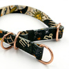Half-choke collar Zodiac, 2 cm wide, for small dogs, golden extras