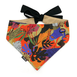 Dog Bandana Colorful Thicket Psiakrew handkerchief style to tie around your pet’s neck