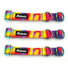 Half-choke collar Tie Dye, 2.5 cm wide, medium and big dogs, HOLO extras